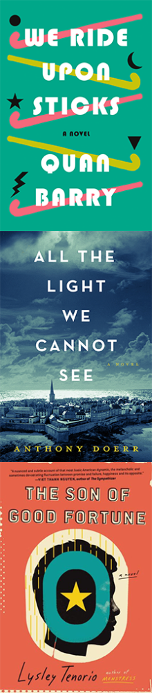 The Son of Good Fortune & We Ride Upon Sticks - Quan Barry, Anthony Doerr, Lysley Tenorio - 10/06/2020 - 7:00pm